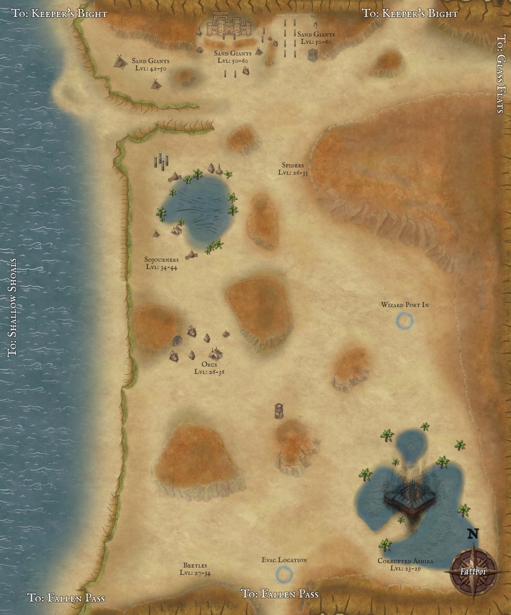 Vale of Zintar map