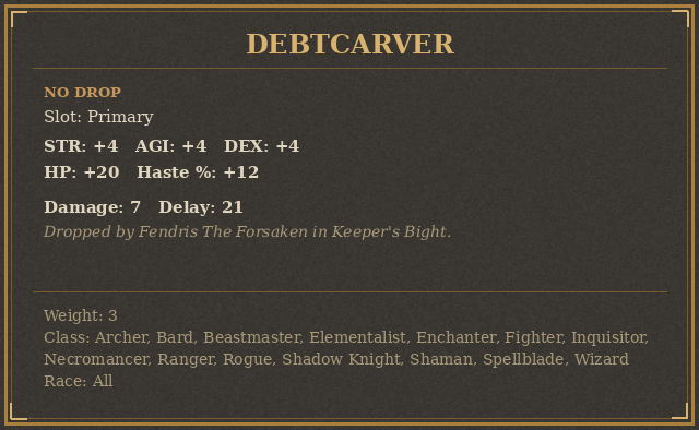 Debtcarver