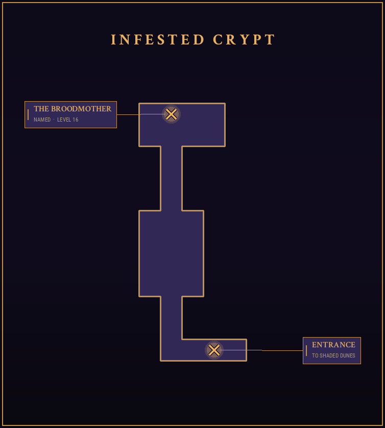 Infested Crypt map