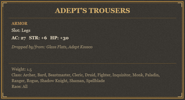 Adept’s Trousers