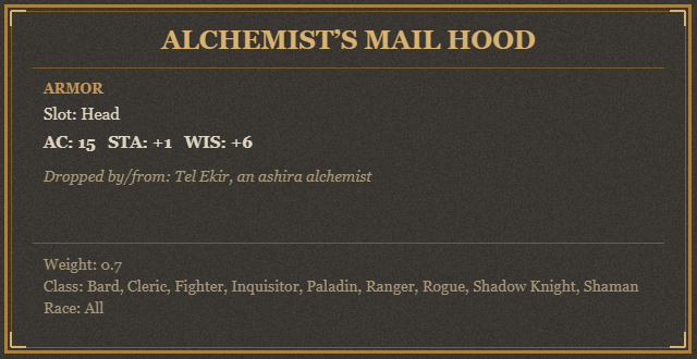 Alchemist’s Mail Hood