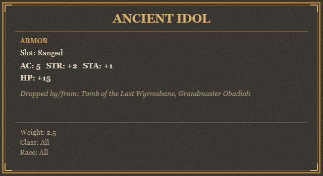Ancient Idol