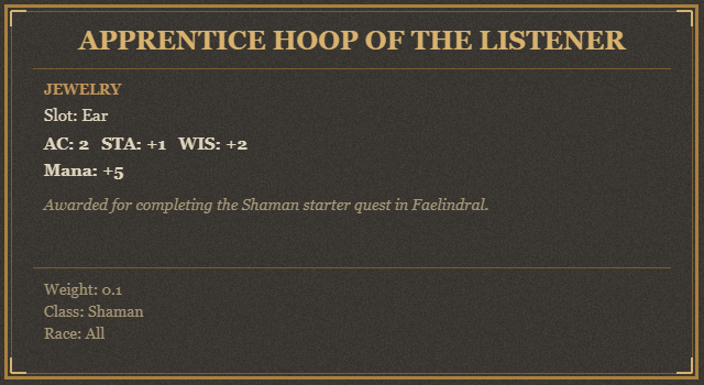 Apprentice Hoop of the Listener