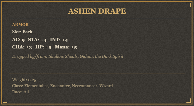 Ashen Drape