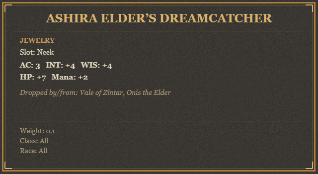 Ashira Elder’s Dreamcatcher