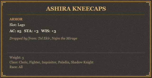 Ashira Kneecaps