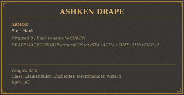 Ashken Drape