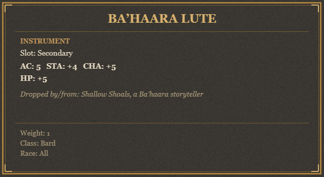 Ba’Haara Lute