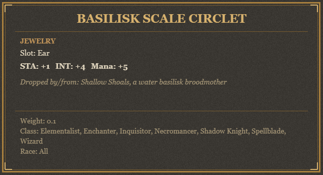 Basilisk Scale Circlet