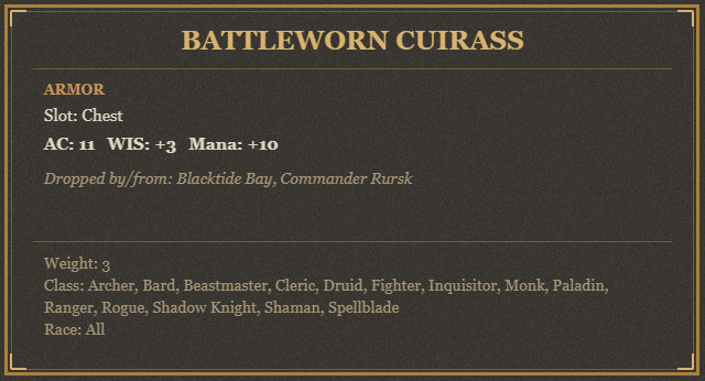 Battleworn Cuirass