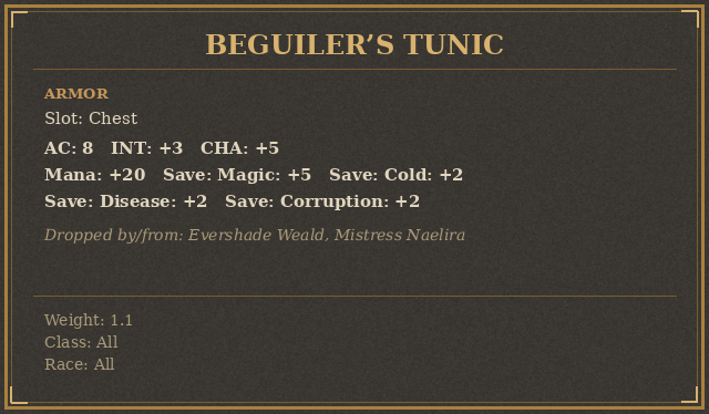 Beguiler’s Tunic