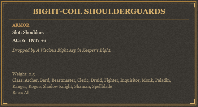 Bight-coil Shoulderguards