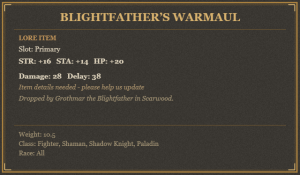 Blightfather’s Warmaul