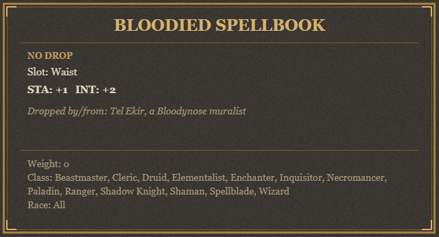Bloodied Spellbook