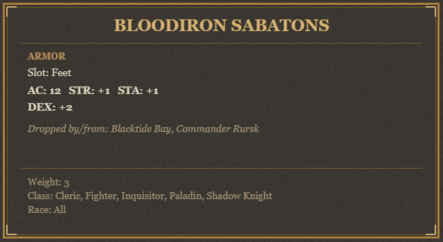 Bloodiron Sabatons