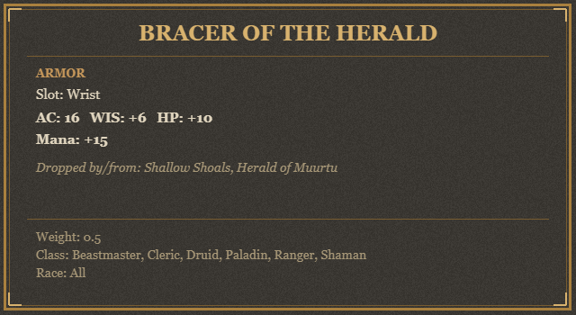 Bracer of the Herald
