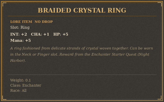Braided Crystal Ring