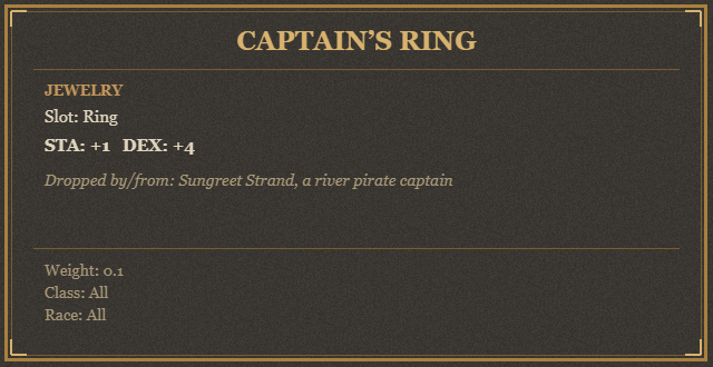 Captain’s Ring