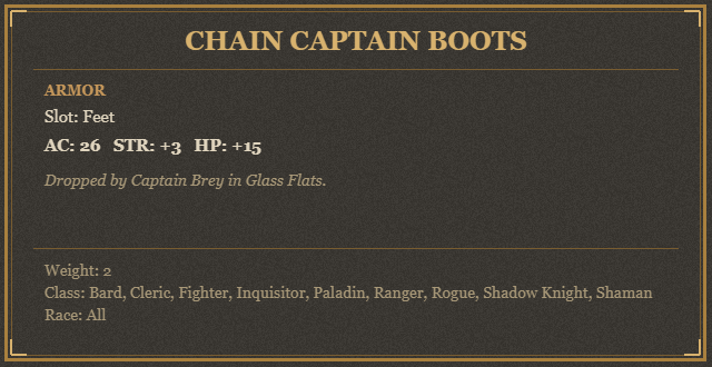 Chain Captain Boots