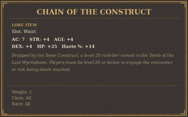 Chain of the Construct