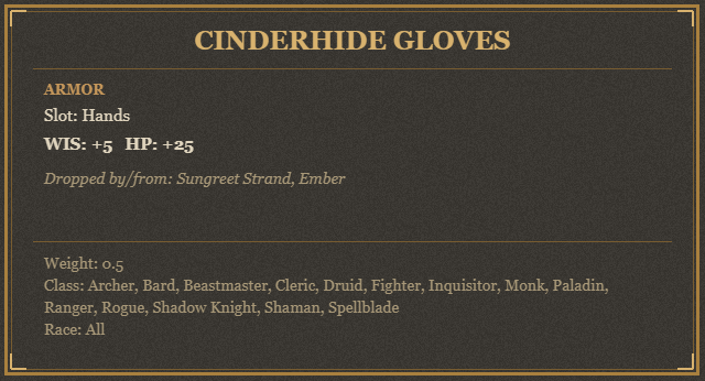 Cinderhide Gloves