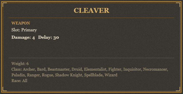 Cleaver
