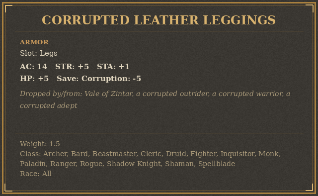 Corrupted Leather Leggings