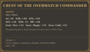 Crest of the Overwatch Commander