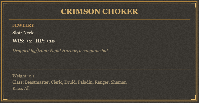 Crimson Choker