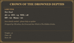 Crown of the Drowned Depths