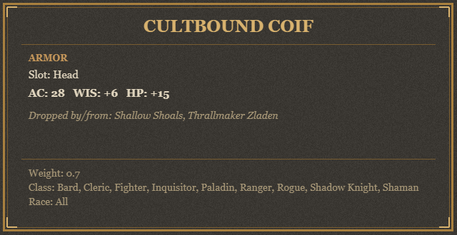 Cultbound Coif