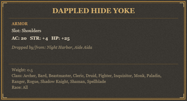 Dappled Hide Yoke