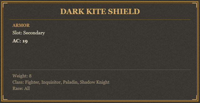 Dark Kite Shield