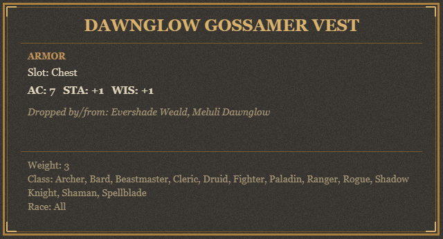 Dawnglow Gossamer Vest