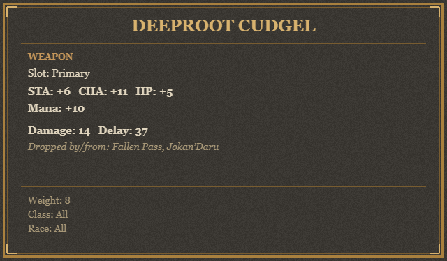 Deeproot Cudgel