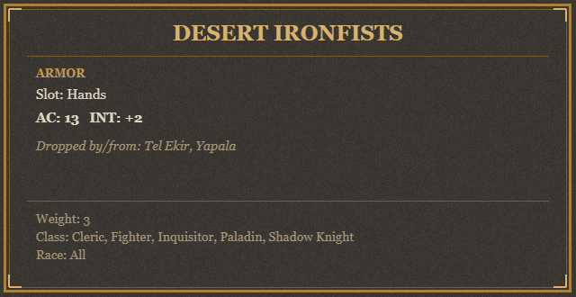 Desert Ironfists