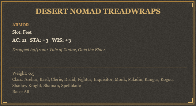 Desert Nomad Treadwraps