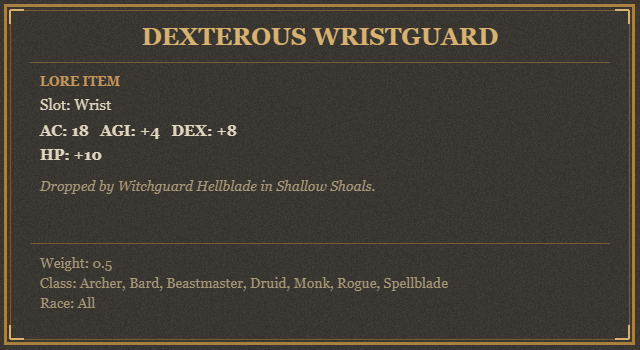 Dexterous Wristguard