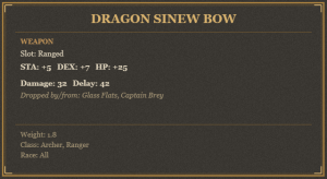 Dragon Sinew Bow