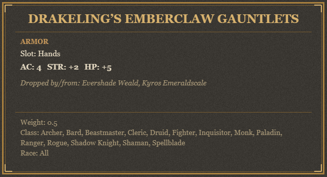 Drakeling’s Emberclaw Gauntlets