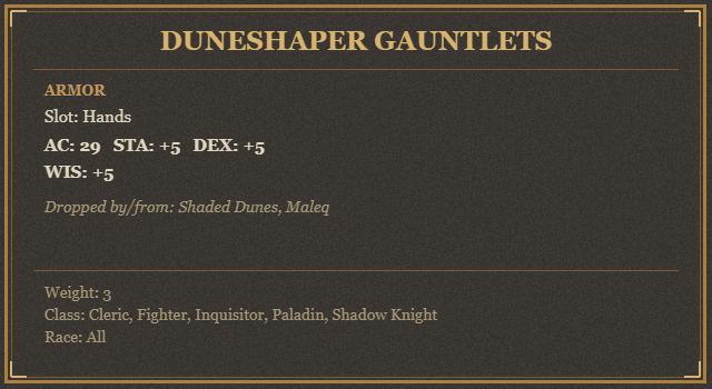 Duneshaper Gauntlets