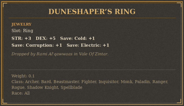 Duneshaper’s Ring
