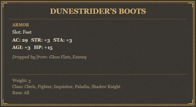 Dunestrider’s Boots