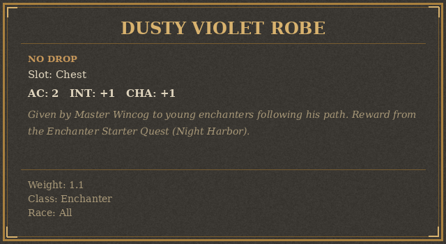 Dusty Violet Robe