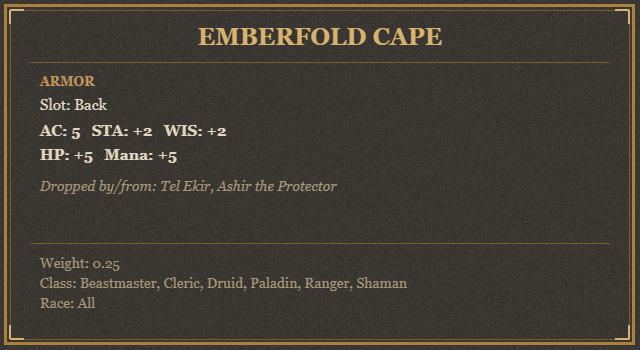 Emberfold Cape