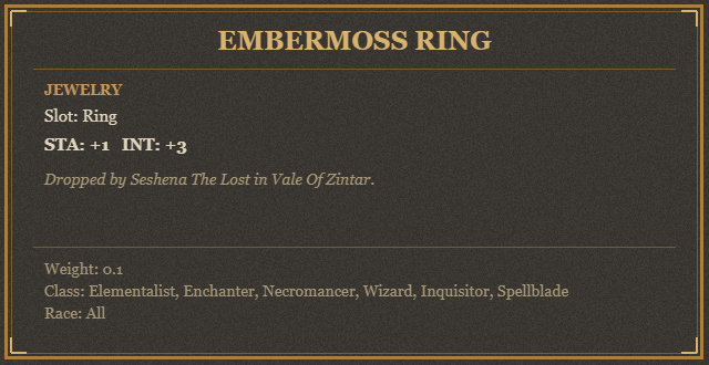 Embermoss Ring