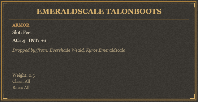 Emeraldscale Talonboots
