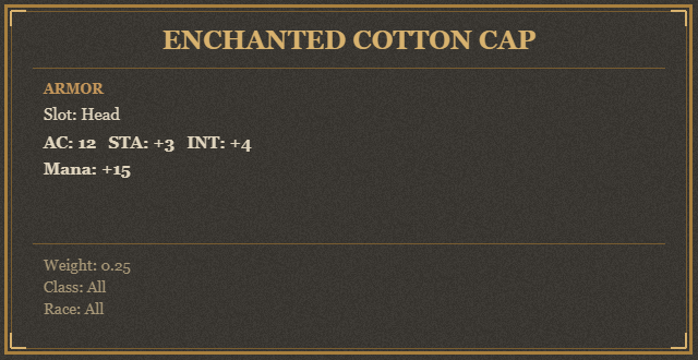 Enchanted Cotton Cap