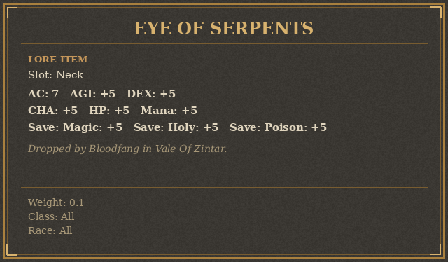 Eye of Serpents