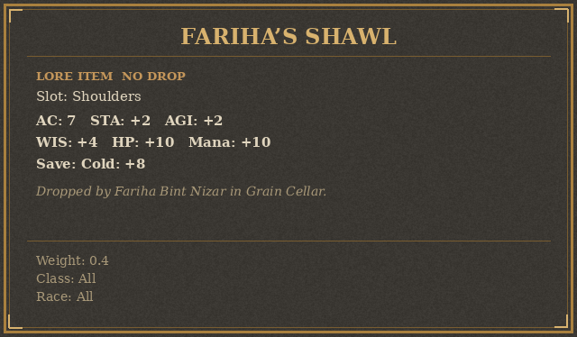 Fariha’s Shawl
